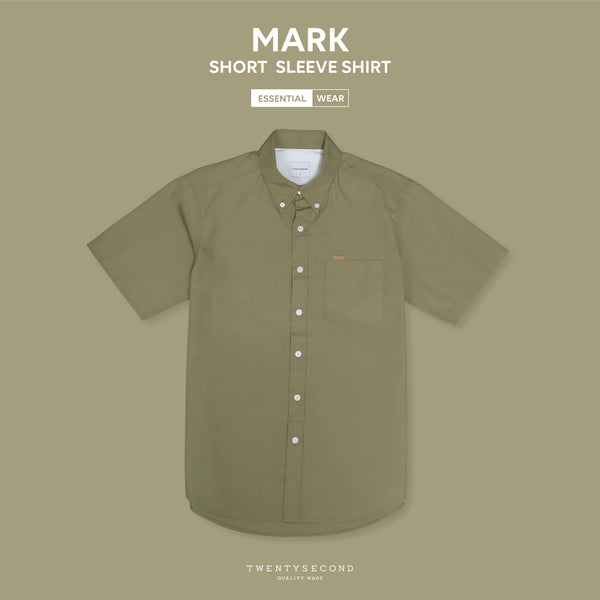 MARK SHORT SLEEVE SHIRT - OLIVE