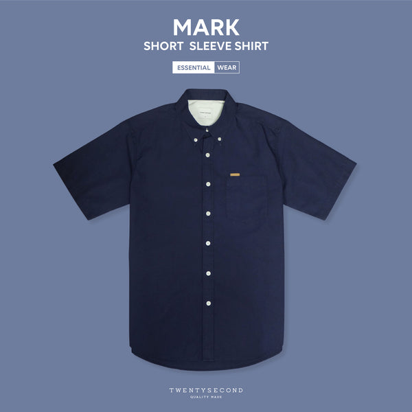 MARK SHORT SLEEVE SHIRT - NAVY