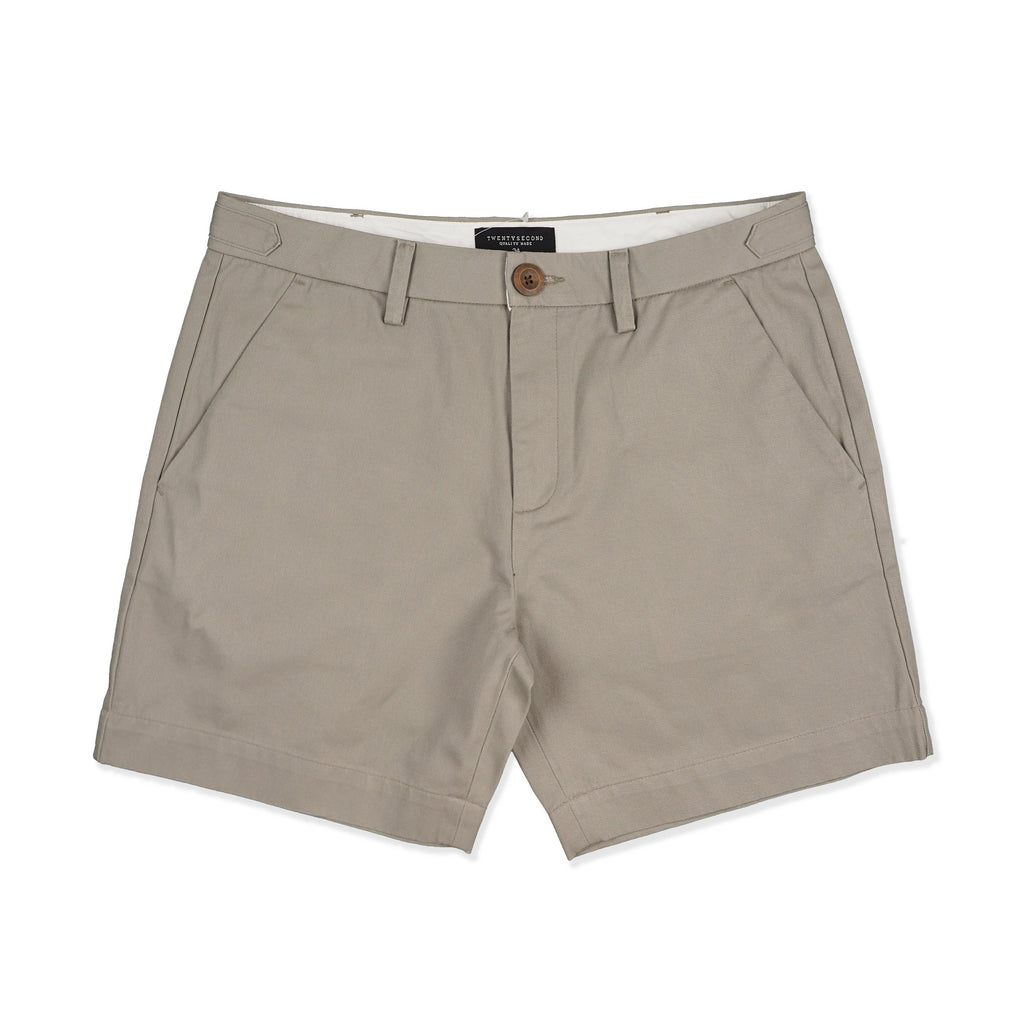 DAVE CHINO SHORTS - GREY (Extra Shorts)