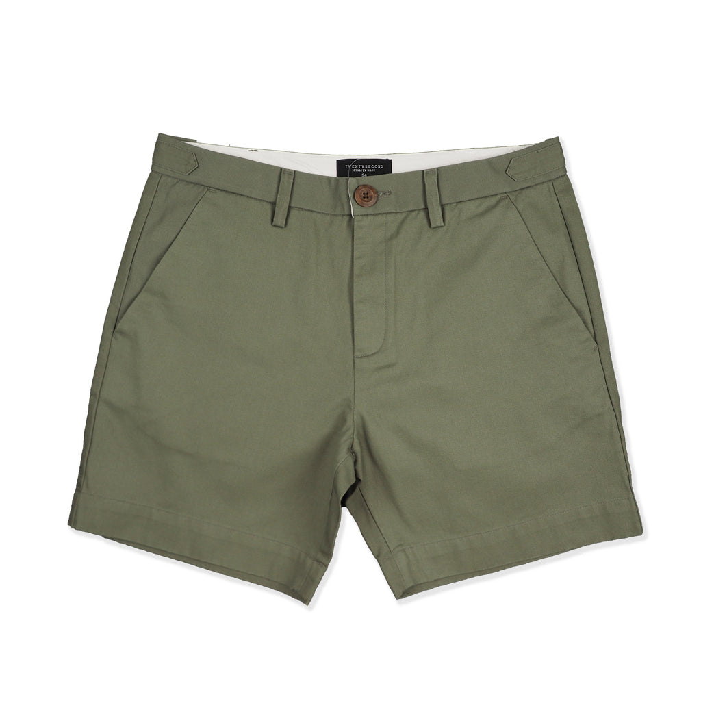 DAVE CHINO SHORTS - OLIVE (Extra Shorts)