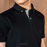 TYLER POLO TEE - BLACK