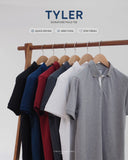 TYLER POLO TEE - DARK GREY