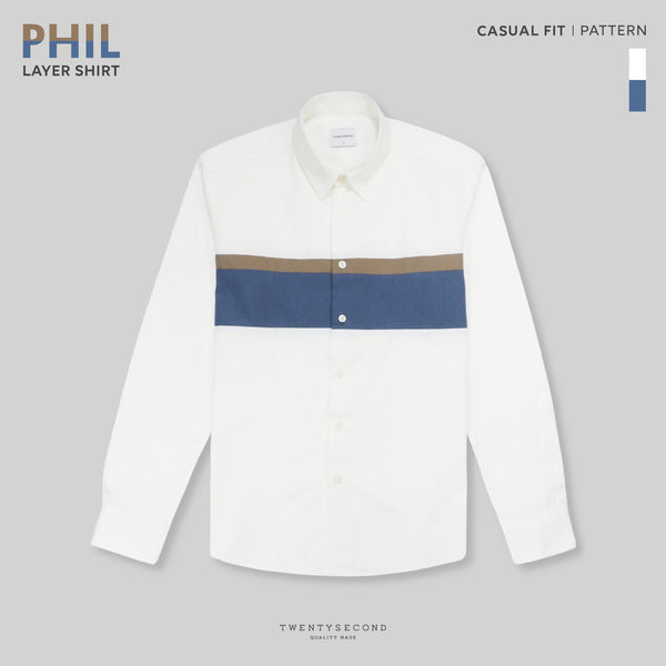 PHIL COTTON SHIRT - WHITE