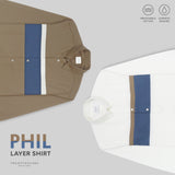 PHIL COTTON SHIRT - BROWN