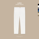 LUKA CHINO PANTS - WHITE