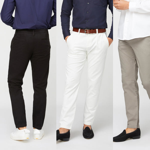 LUKA CHINO PANTS - BLACK