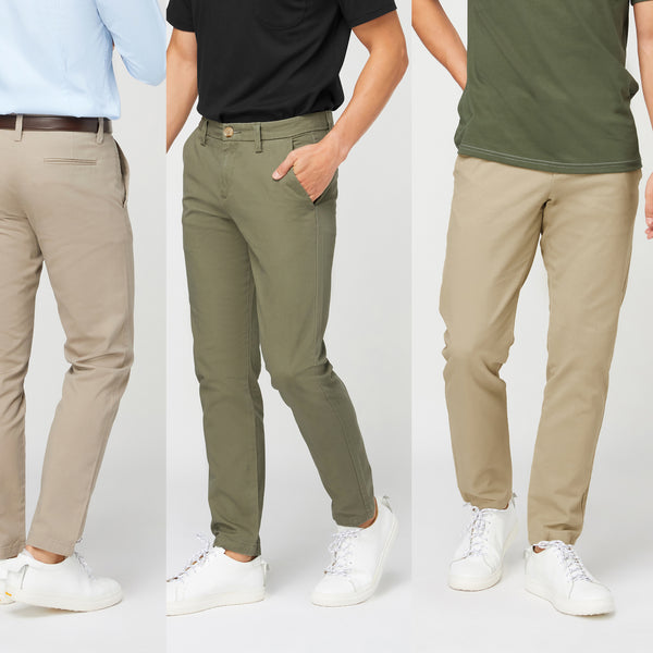 LUKA CHINO PANTS - OLIVE