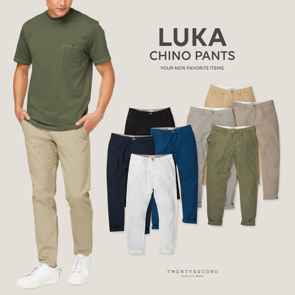 LUKA CHINO PANTS - BROWN