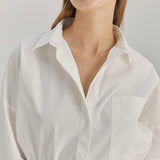 RYLIE CUTAWAY SHIRT - WHITE by Your Closet Needs This!