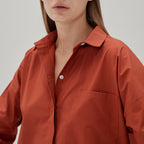 RYLIE CUTAWAY SHIRT - BRICK by Your Closet Needs This!