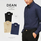 DEAN CUT COLLAR SHIRT - BLACK