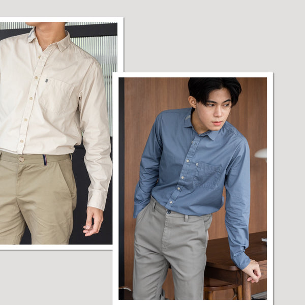 GLEN RIBBON SHIRT - BLUE