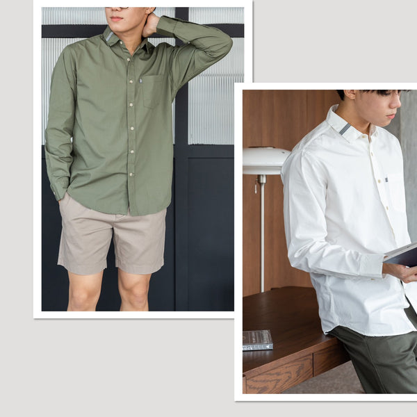 GLEN RIBBON SHIRT - OLIVE