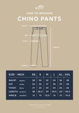 TAGGING CHINO PANTS-BRICK ORANGE