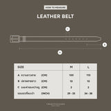 LEATHER BELT 02 - LIGHT BROWN