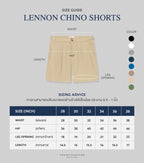 LENNON CHINO SHORTS - GREY (Extra Shorts)
