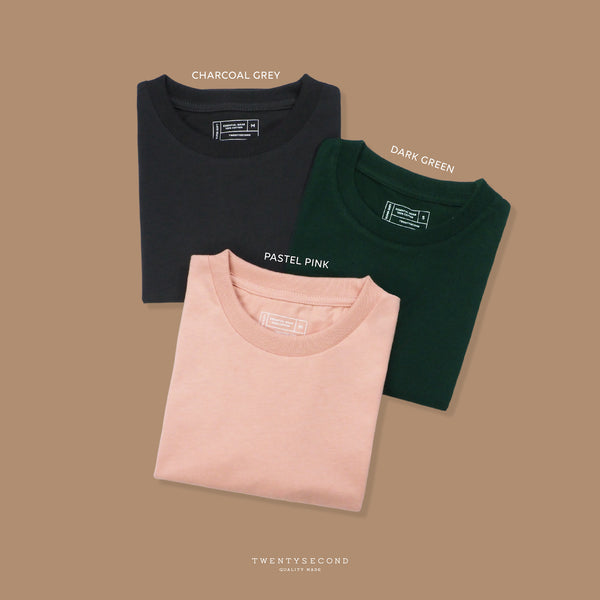 SUPER SOFT COTTON TEE - DARK GREEN