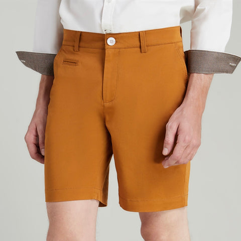 BILL REGULAR SHORTS - MUSTARD