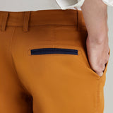 BILL REGULAR SHORTS - MUSTARD