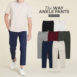 WAY ANKLE PANTS - RED