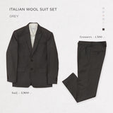 ITALIAN WOOL PANTS - GREY