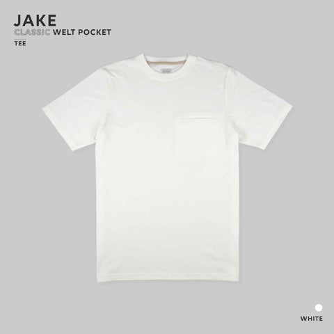 JAKE POCKET TEE - WHITE (Regular fit)