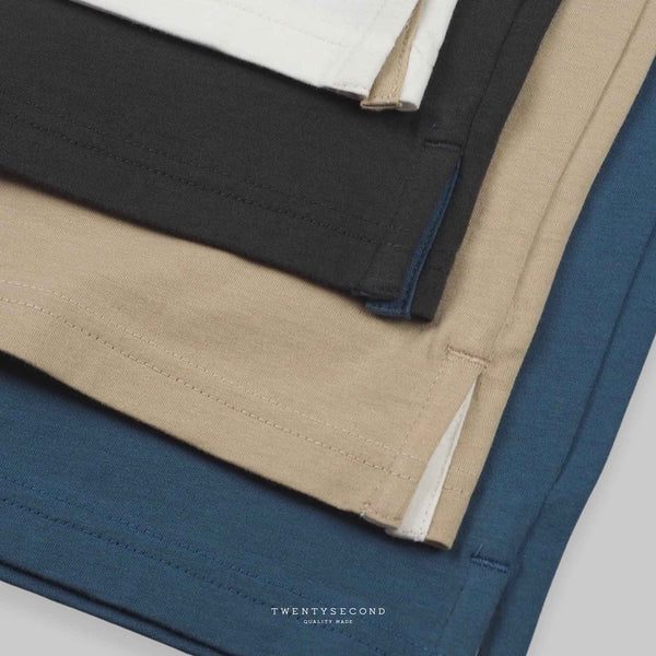 JAKE POCKET TEE - STEEL BLUE (Regular fit)