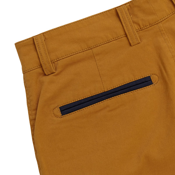 BILL REGULAR SHORTS - MUSTARD