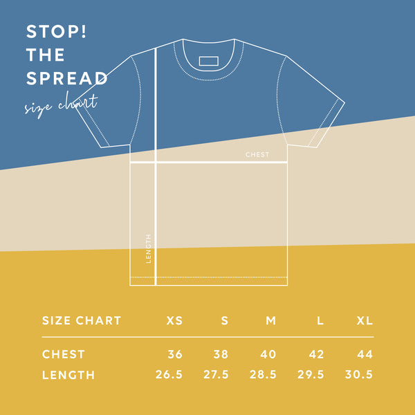 STOP THE SPREAD #1 WFH-WHITE