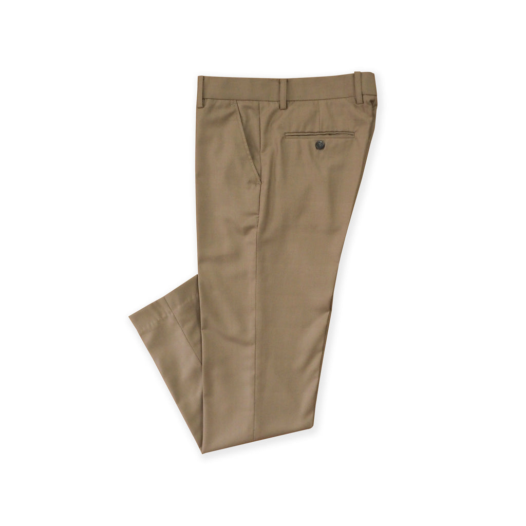 ITALIAN WOOL PANTS - KHAKI