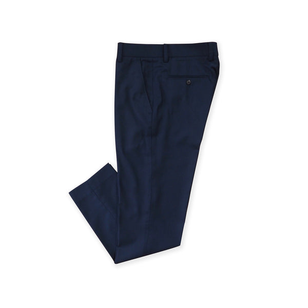 ITALIAN WOOL PANTS - NAVY